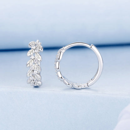 925 Sterling Silver Earrings with Pavé Setting CZ  DestGlow