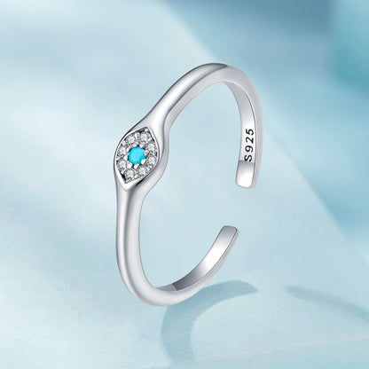 925 Sterling Silver Synthetic Turquoise Pavé CZ White Gold Plated Pendant 0.4x0.5cm for Women  DestGlow