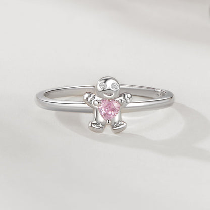 925 Sterling Silver White Gold Plated Pavé Setting CZ Ring  DestGlow