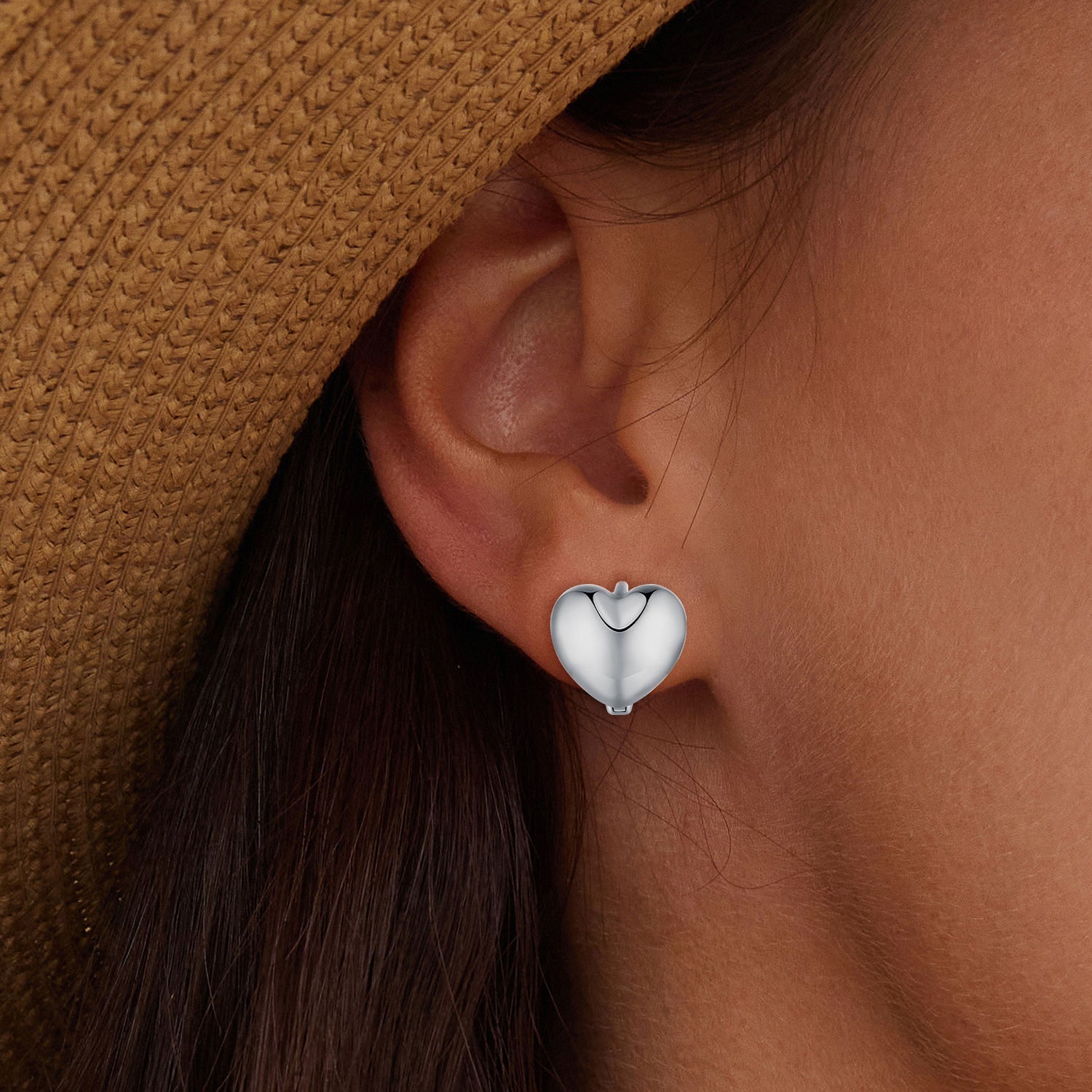 S925 Oxidized Silver 11mm Earrings for Women  DestGlow