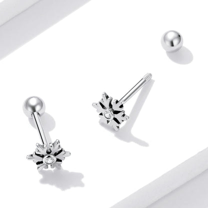925 Sterling Silver Earrings with Pavé Setting and Oxidized Finish  DestGlow
