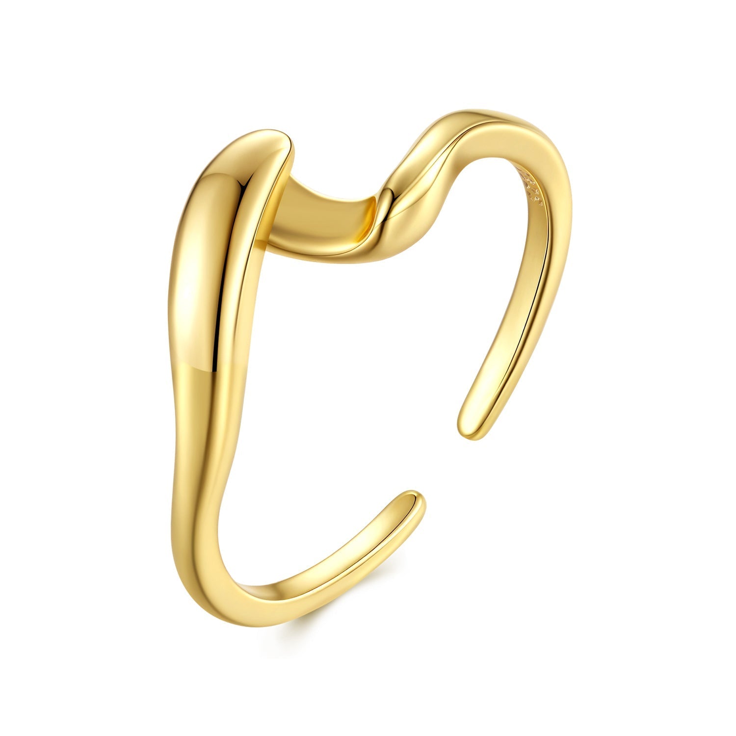 925 Sterling Silver White Gold Plated Ring for Women  DestGlow