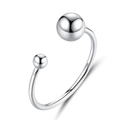 S925 Sterling Silver Plated Platinum Ring  DestGlow