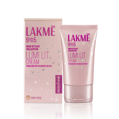 Lakme 9 To 5 Lumi Strobe Cream Highlighter + Moisturizer + Primer
