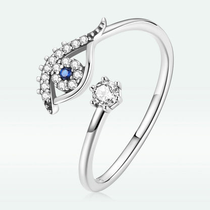 S925 Sterling Silver Pavé Set CZ Oxidized Silver Ring  DestGlow