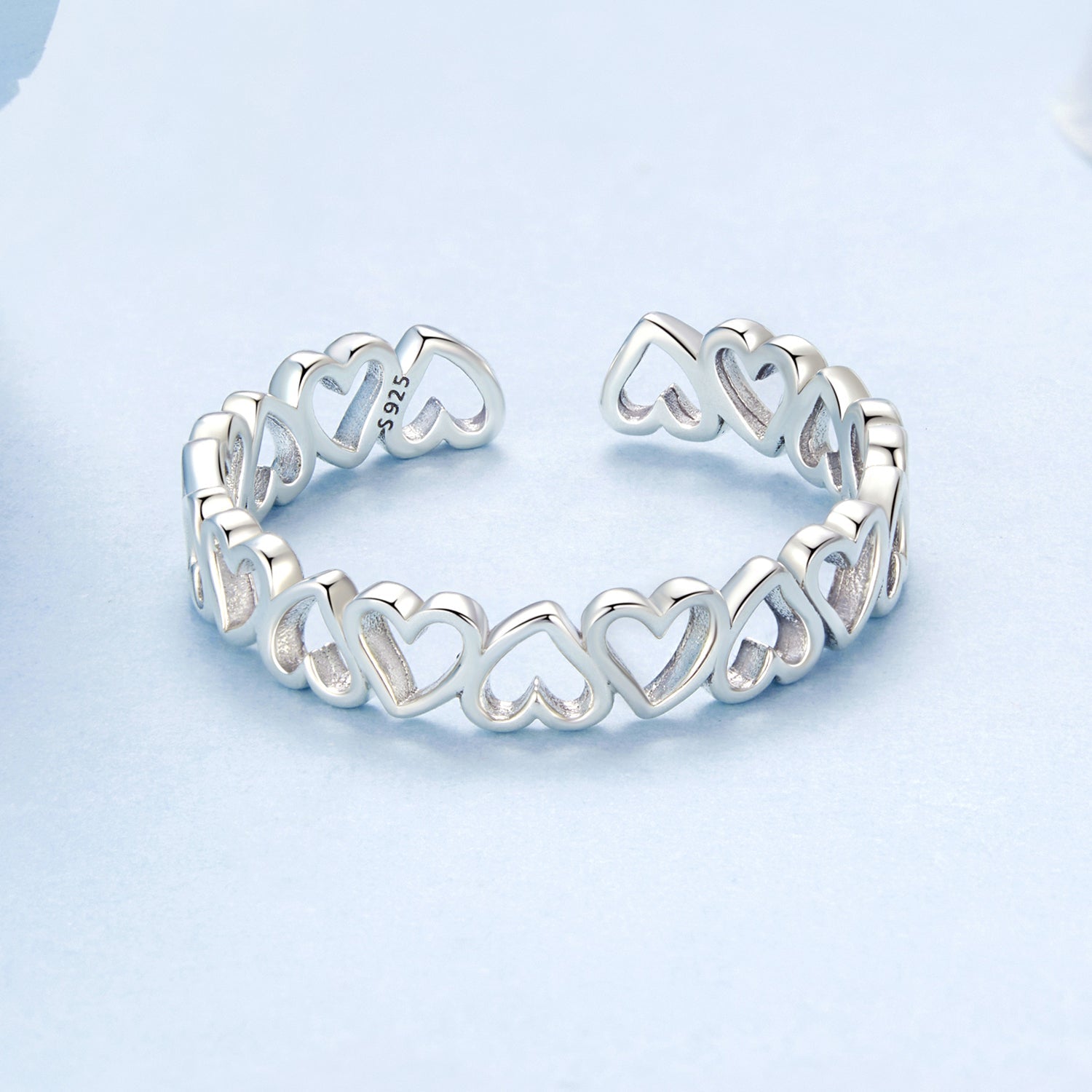 925 Sterling Silver Oxidized Silver 0.4cm Wide Ring  DestGlow