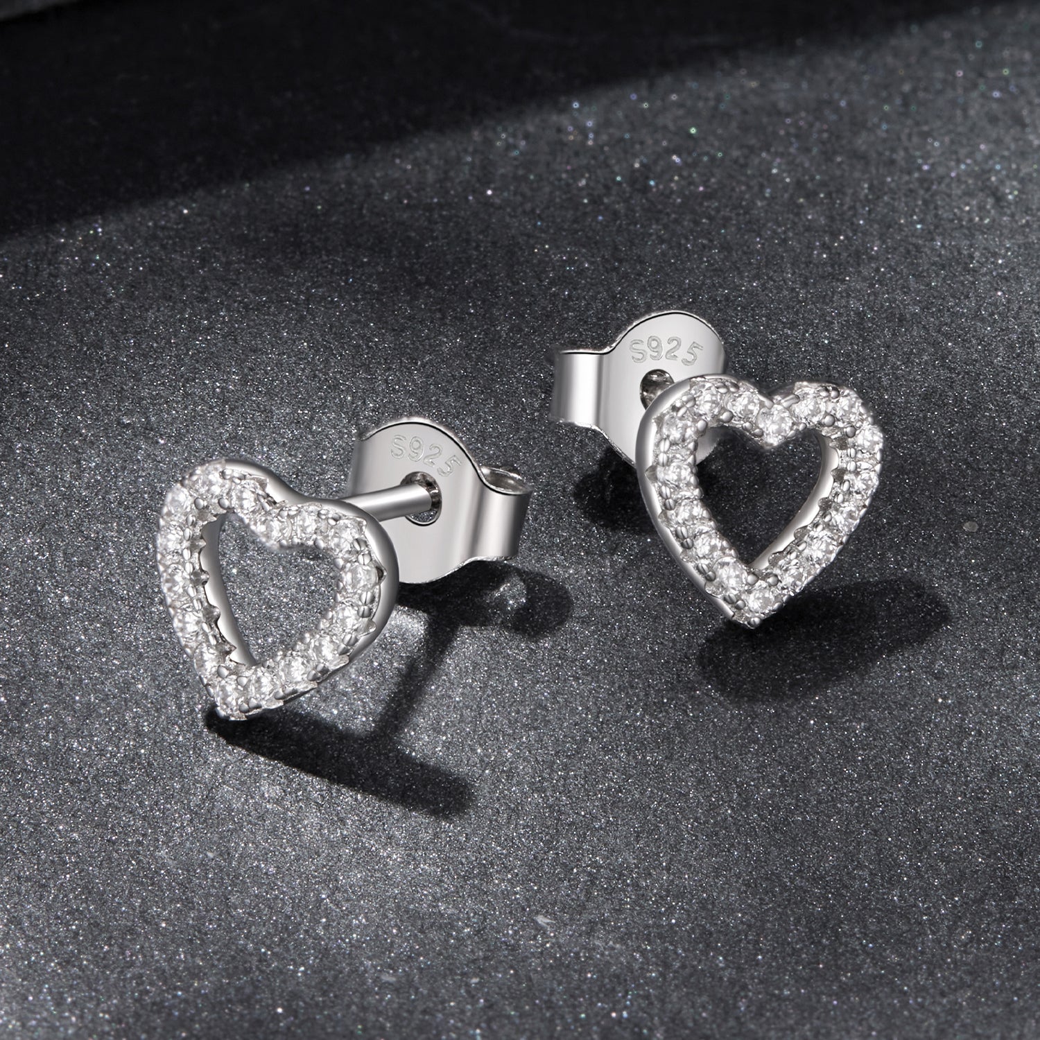 925 Sterling Silver Moissanite 0.10 Carat Earrings for Women  DestGlow
