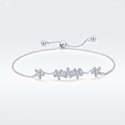 925 Sterling Silver Bracelet 22cm for Women  DestGlow