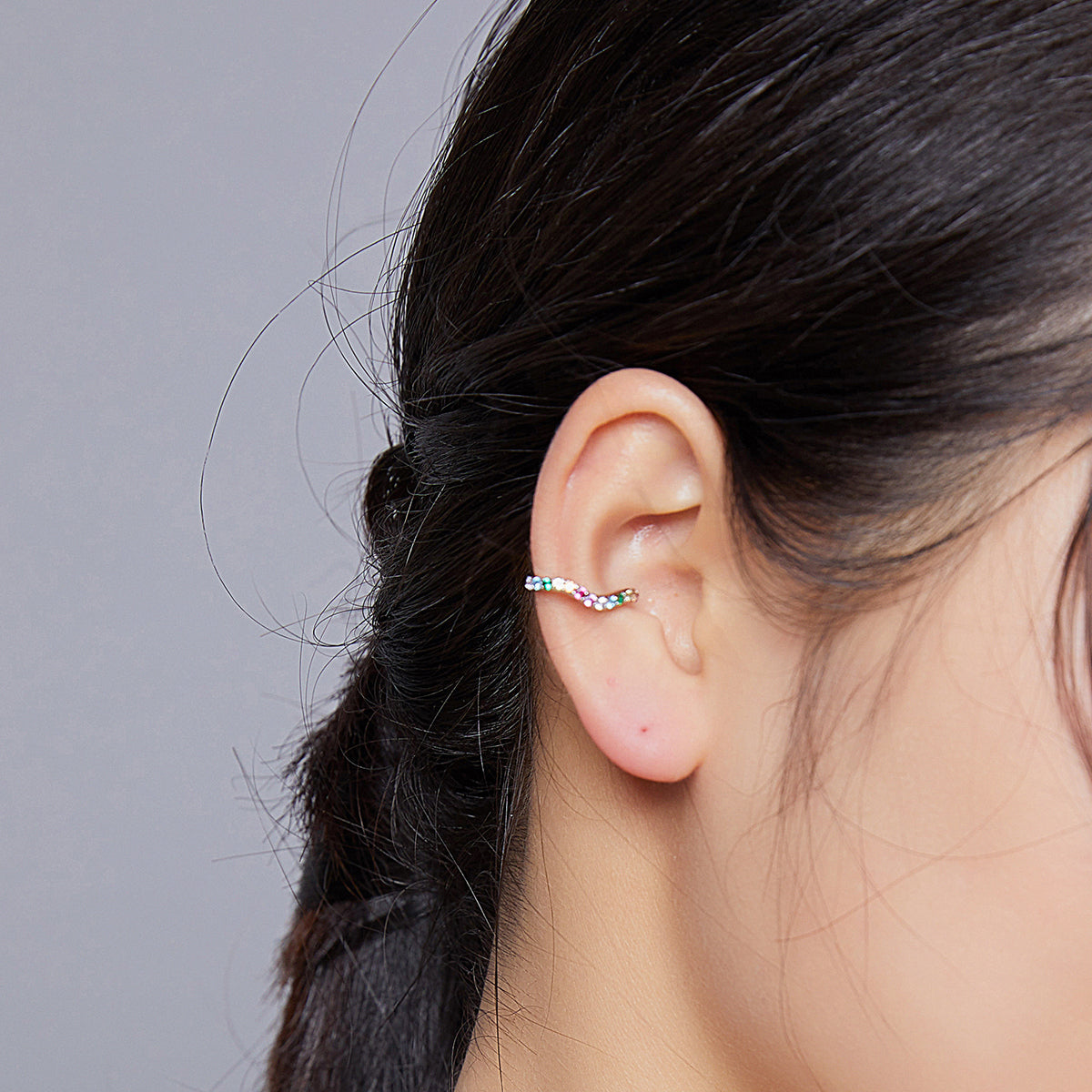 925 Sterling Silver Earrings with Pavé Set CZ, 1.6cm Length, 1.2cm Thickness, Women  DestGlow