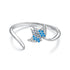 925 Sterling Silver Manta Ray Ring with Pavé Setting CZ for Women  DestGlow