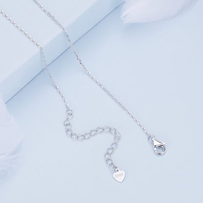 925 Sterling Silver Butterfly Necklace with Pavé Setting CZ, 40cm Length for Women  DestGlow