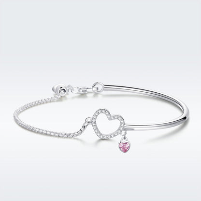 925 Sterling Silver Bracelet 19cm for Women  DestGlow