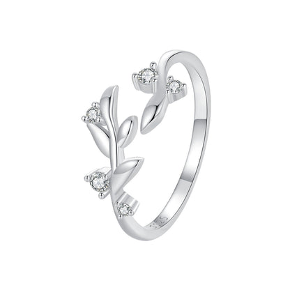 925 Sterling Silver Pave Setting CZ 1.5mm Ring  DestGlow