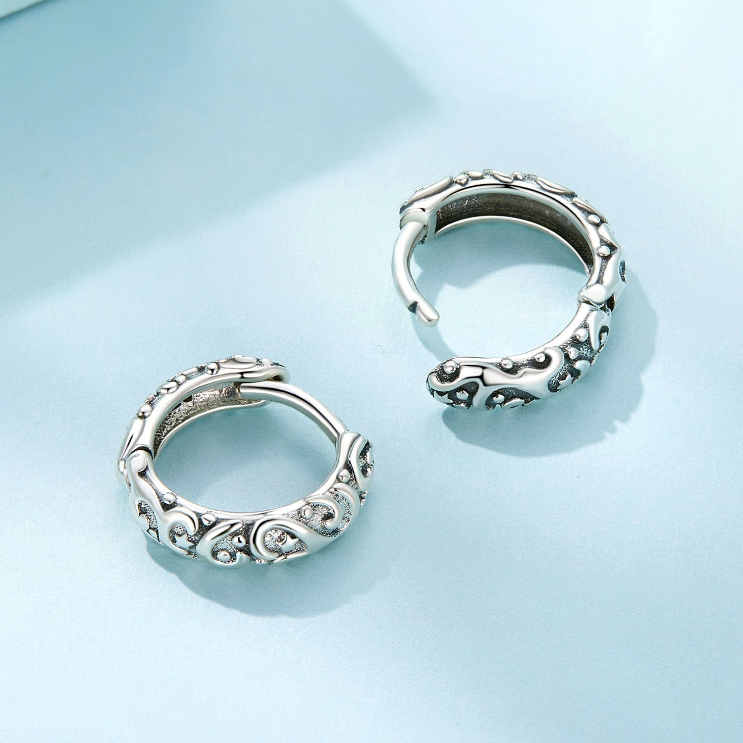 925 Sterling Silver Oxidized Earrings for Women  DestGlow