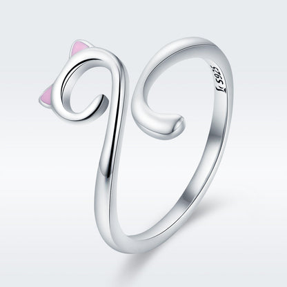 S925 Sterling Silver Adjustable Ring for Women  DestGlow