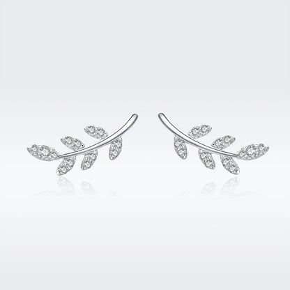 925 Sterling Silver Earrings with CZ  DestGlow