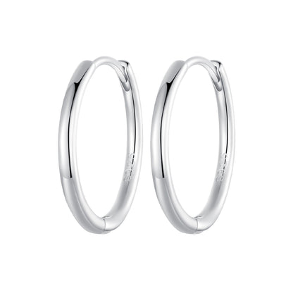 925 Sterling Silver &amp; White Gold Plated Earrings for Women