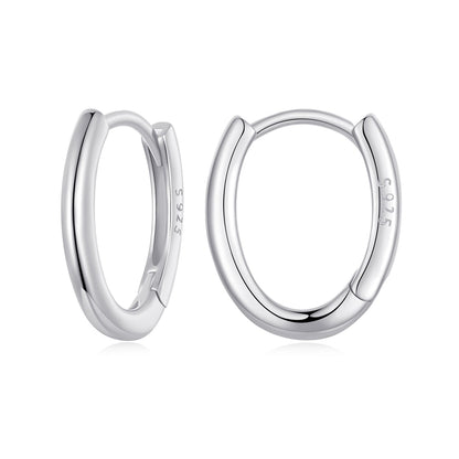 925 Sterling Silver Earrings - 14x2mm with Oxidized Finish for Women  DestGlow