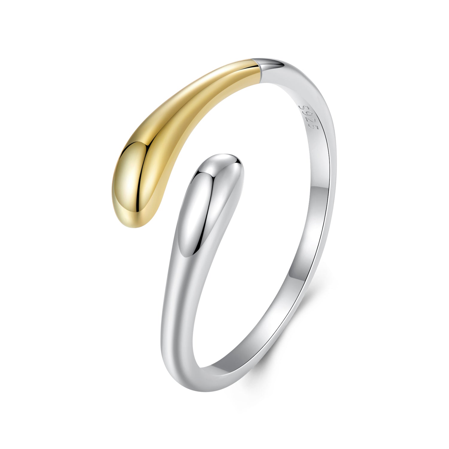 925 Sterling Silver &amp; Plated Gold &amp; Plated White Gold Rings  DestGlow