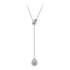 925 Sterling Silver Moissanite Necklace with 3 Stone Sizes for Women  DestGlow