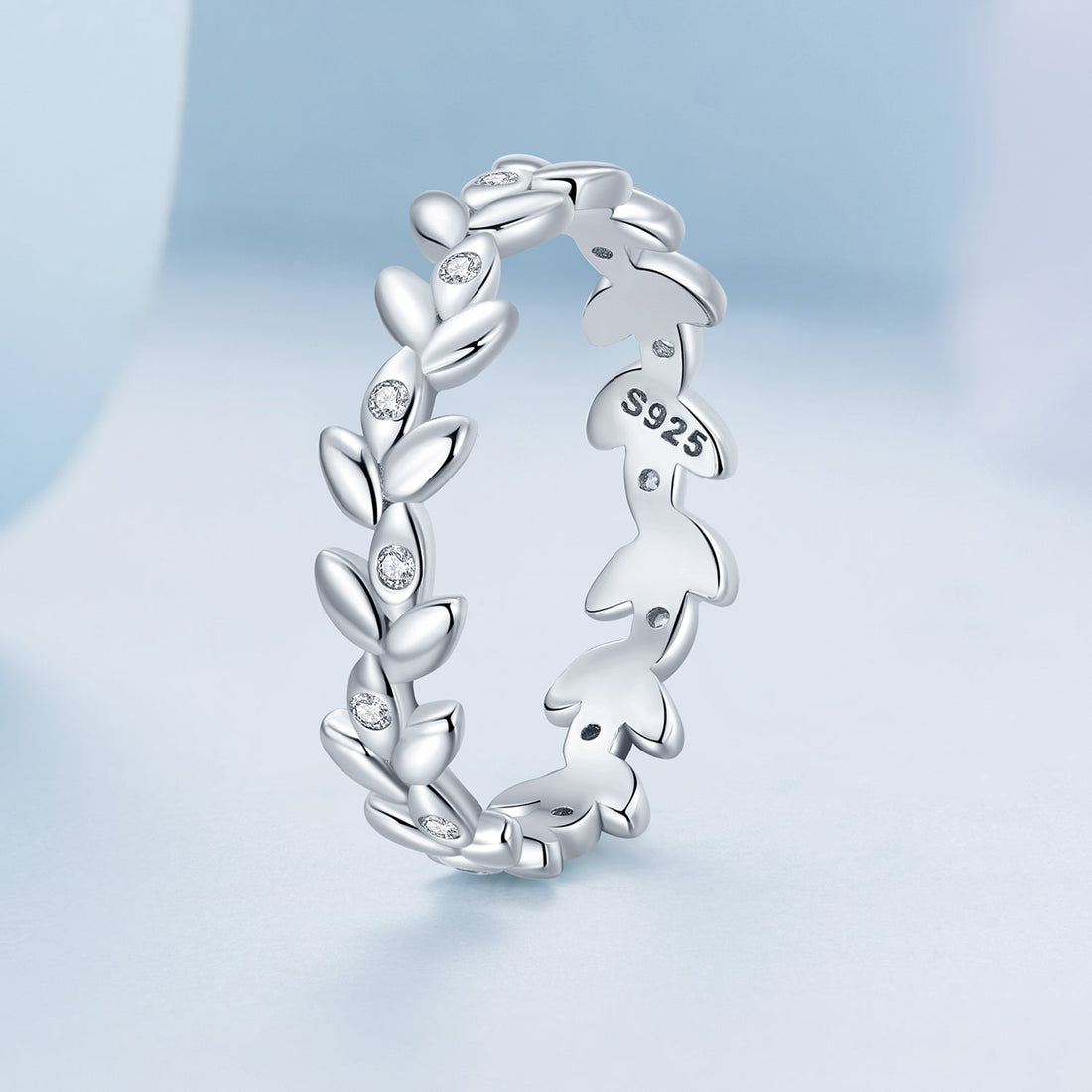 925 Sterling Silver Ring with CZ - Size 6.0 - Classic Style for Women  DestGlow