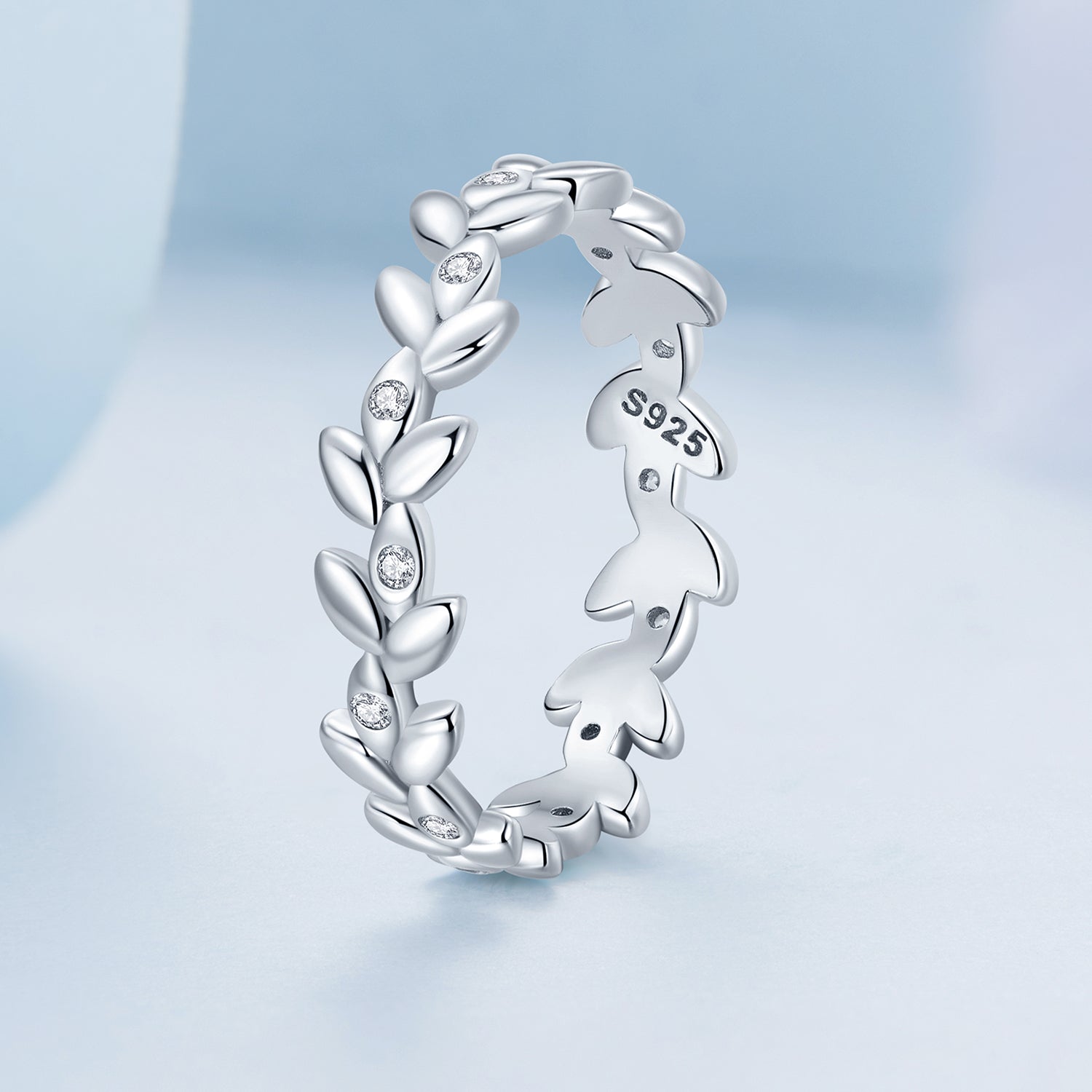 925 Sterling Silver Ring with CZ - Size 6.0 - Classic Style for Women  DestGlow