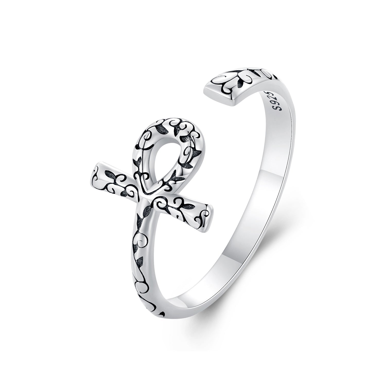 925 Sterling Silver Oxidized 2.2mm Ring for Women  DestGlow