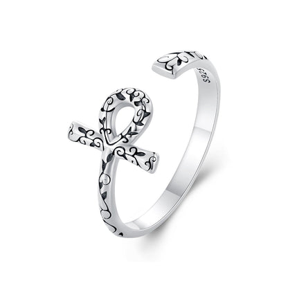 925 Sterling Silver Oxidized 2.2mm Ring for Women  DestGlow