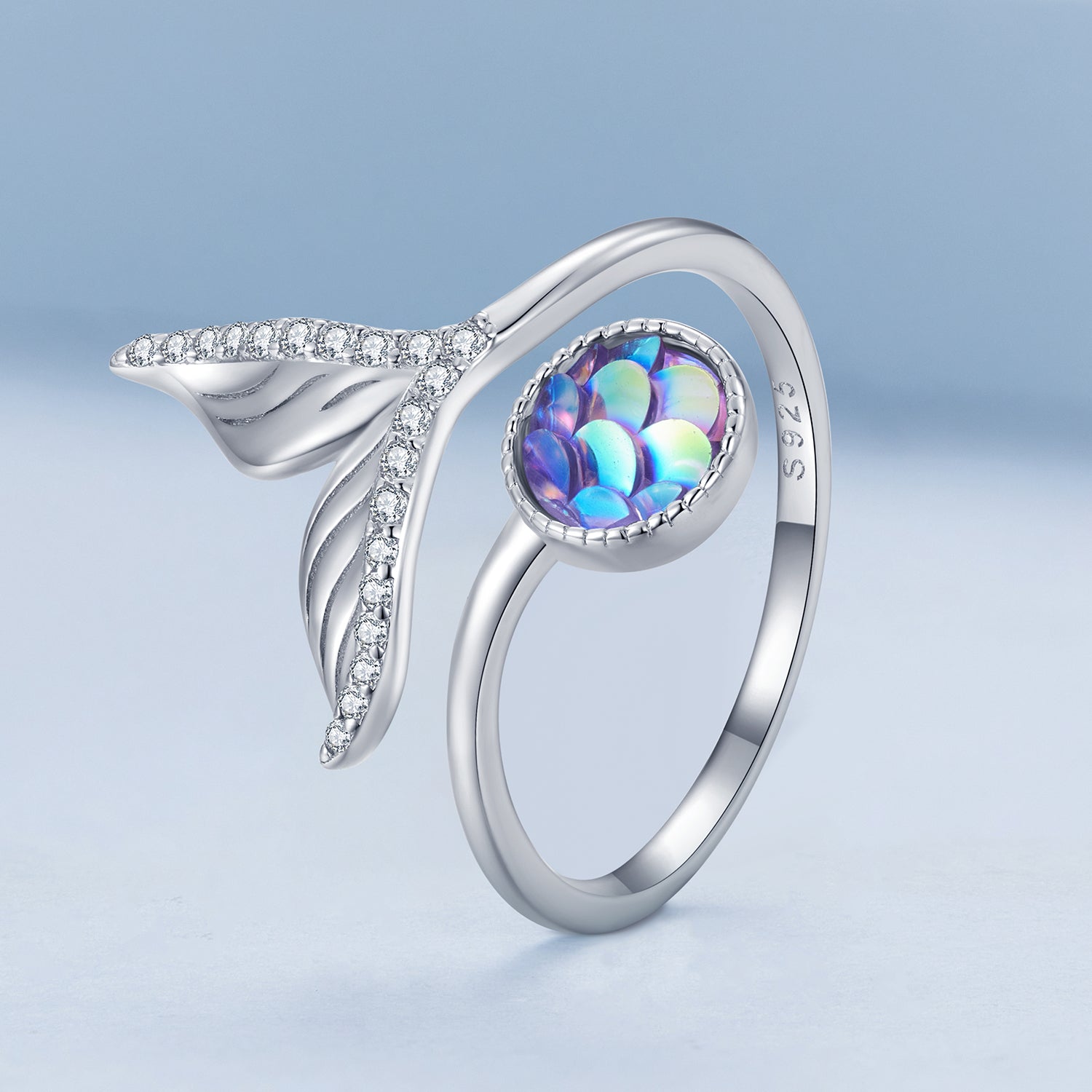 S925 Sterling Silver Pavé Setting CZ Ring for Women by Bids.com