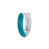 925 Sterling Silver Enamel Earrings 0.7cm for Women  DestGlow