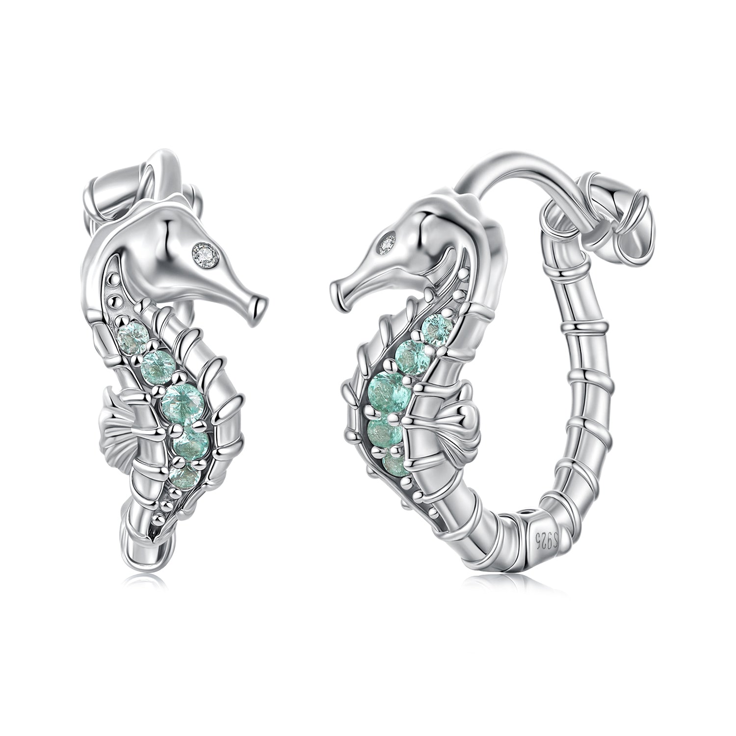 925 Sterling Silver Pavé Setting CZ Earrings for Women  DestGlow