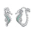 925 Sterling Silver Pavé Setting CZ Earrings for Women  DestGlow