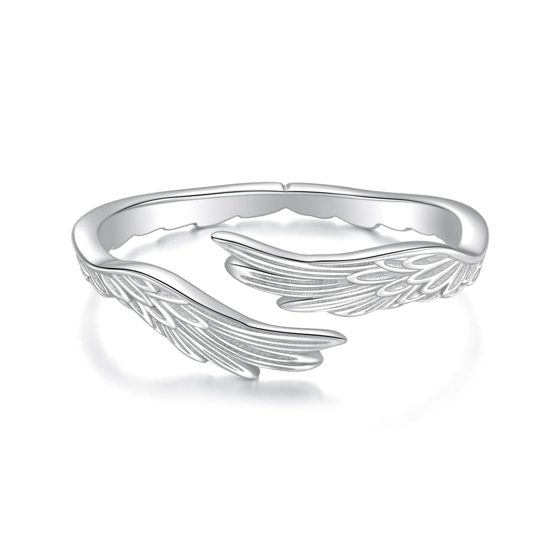 925 Sterling Silver White Gold Plated 0.2cm Ring for Women  DestGlow