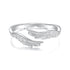 925 Sterling Silver White Gold Plated 0.2cm Ring for Women  DestGlow