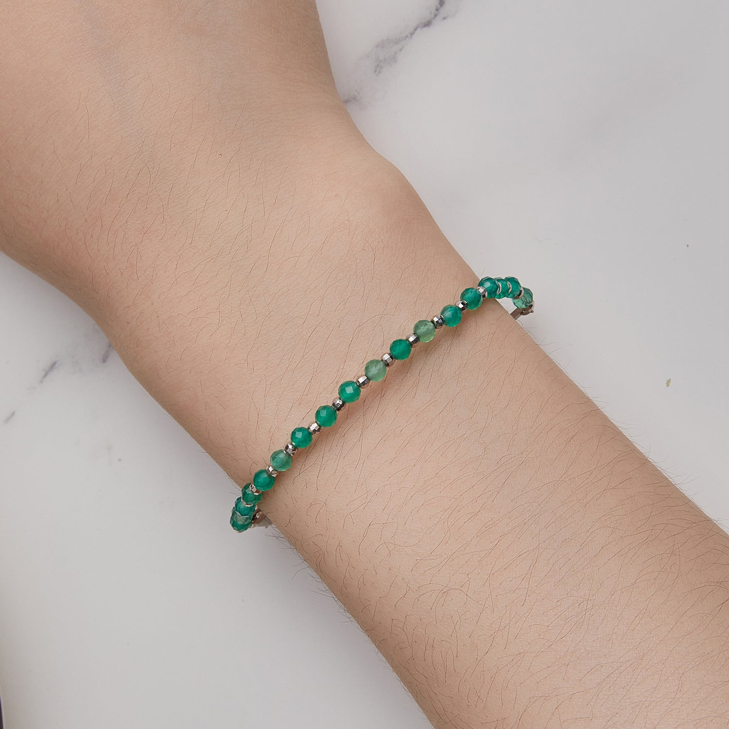 925 Sterling Silver Bracelet with Pavé Setting CZ - 210mm - for Women  DestGlow
