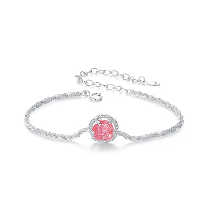 925 Sterling Silver Bracelet 150mm with CZ and Resin  DestGlow