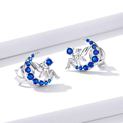 925 Sterling Silver Plated Platinum Pavé Setting CZ Earrings  DestGlow