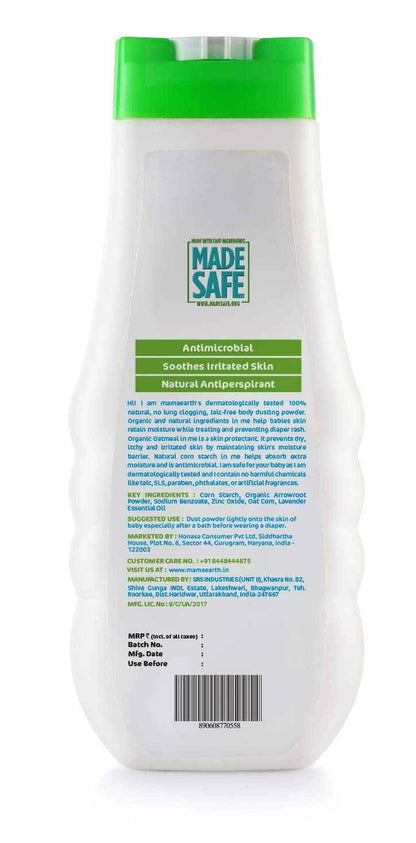 Mamaearth Dusting Baby Powder For Calms &amp; Relaxes Skin, Prevents Diaper Rash