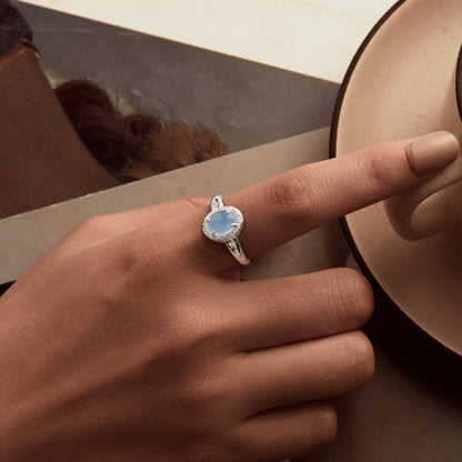 925 Sterling Silver Ring with Pavé Setting CZ, 0.2cm Width, White Gold Plated, Style E, Women  DestGlow