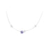 925 Sterling Silver Adjustable Length Necklace with Enamel, CZ Pendant for Women  DestGlow