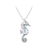 925 Sterling Silver Moonstone Necklace with Pavé Setting CZ for Women  DestGlow