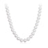 925 Sterling Silver White Gold Plated 39-45.5cm Quality Shell Pearl Necklace for Women  DestGlow