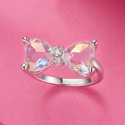 925 Sterling Silver 6.0 Size Pavé Setting CZ Ring for Women by Bids.com