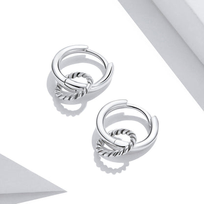 925 Sterling Silver &amp; Oxidized Silver Earrings for Women  DestGlow