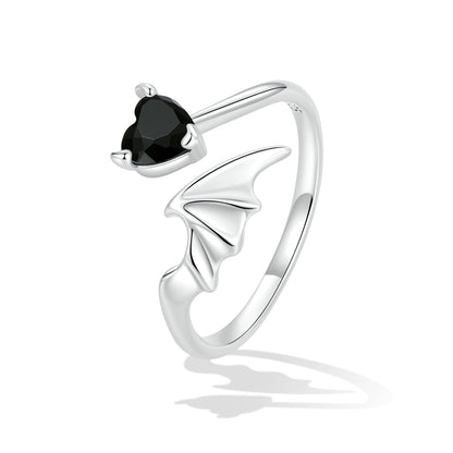 925 Sterling Silver Oxidized Pavé Setting CZ Ring  DestGlow