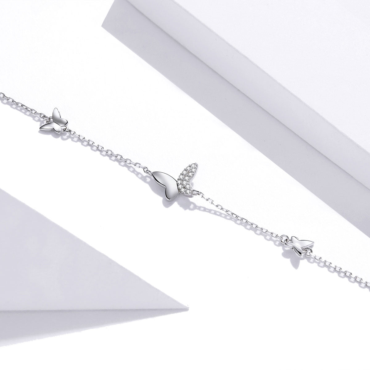 925 Sterling Silver Pavé Setting CZ Bracelet for Women  DestGlow