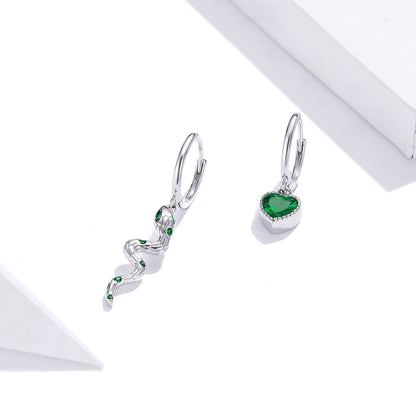 925 Sterling Silver Earrings with Pavé Setting CZ and Plated Platinum  DestGlow