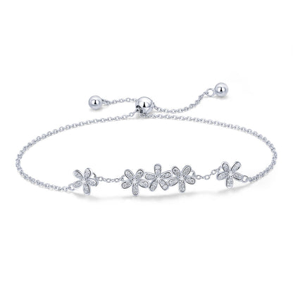 925 Sterling Silver Bracelet 22cm for Women  DestGlow