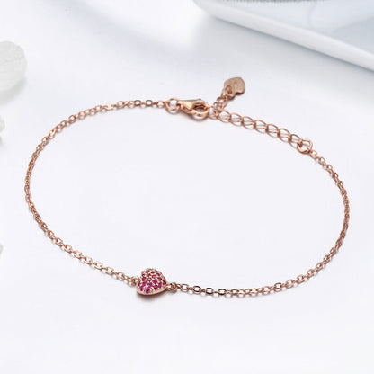 925 Sterling Silver 22cm Bracelet for Women  DestGlow