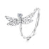 925 Sterling Silver Dragonfly Ring for Women with Cubic Zirconia  DestGlow
